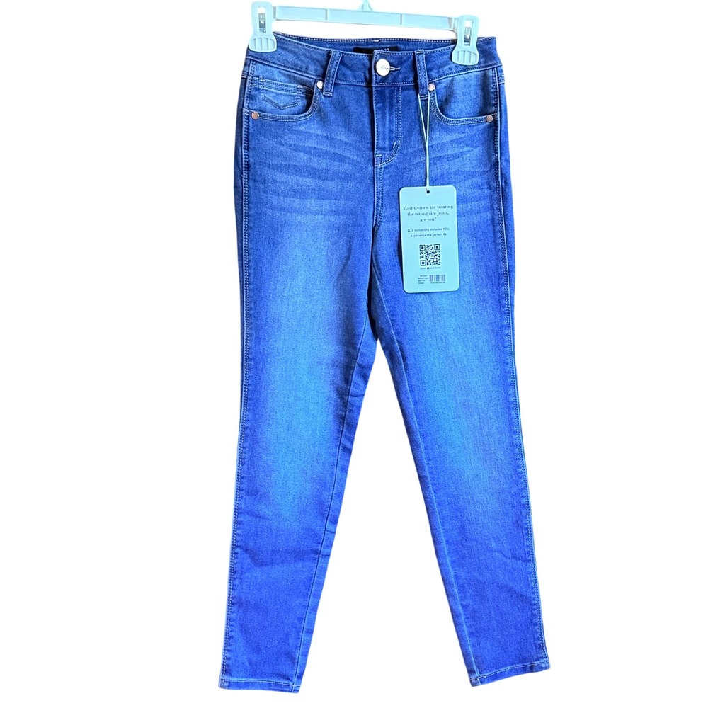 NEW 1822 Denim Butter Denim Jeans Blue Size 25P High Rise Ankle Skinny